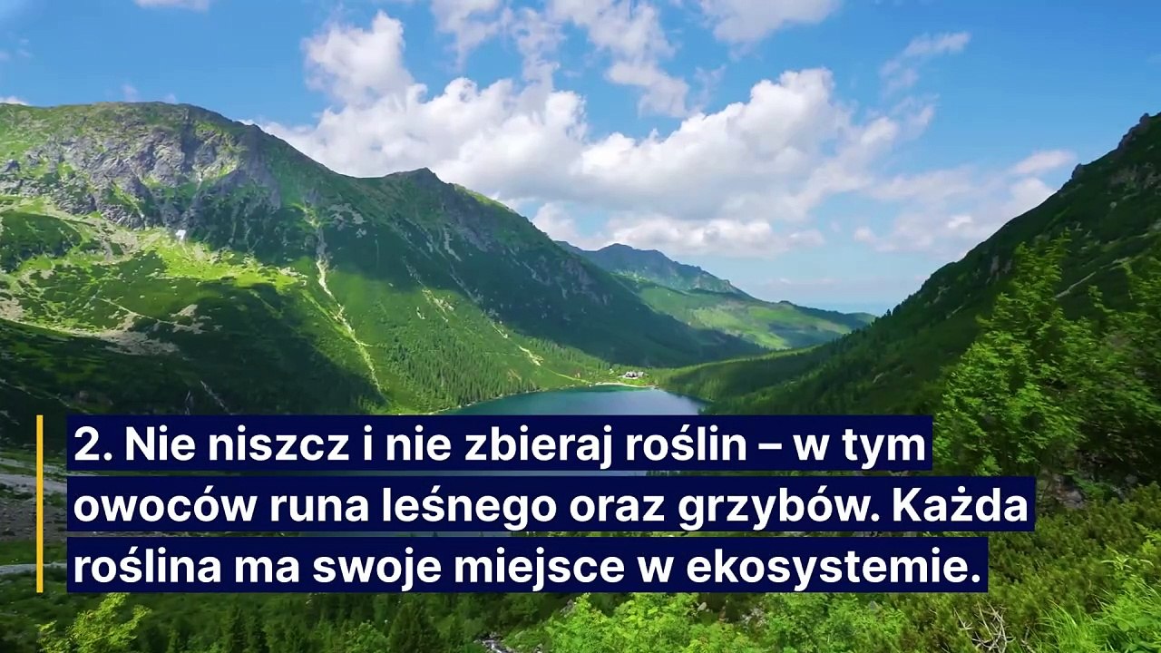 Jak się zachować w parku narodowym?