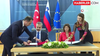 Türkiye-Slovenya arasında 3 yıllık Stratejik Eylem Planı imzalandı