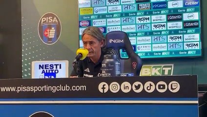 Pisa-Reggiana, la conferenza stampa di Inzaghi