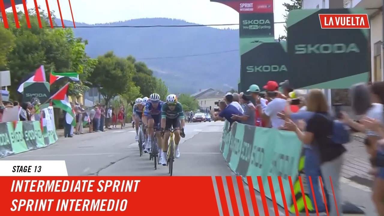 Intermediate sprint - Stage 13 - La Vuelta 2024 - Vídeo Dailymotion