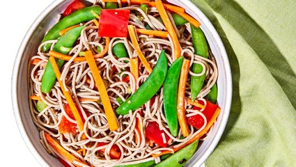 How to Make Soba Noodle Salad with Ginger-Scallion Dressing
