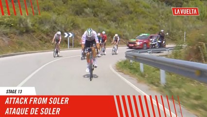 Attack from Soler - Stage 13 - La Vuelta 2024