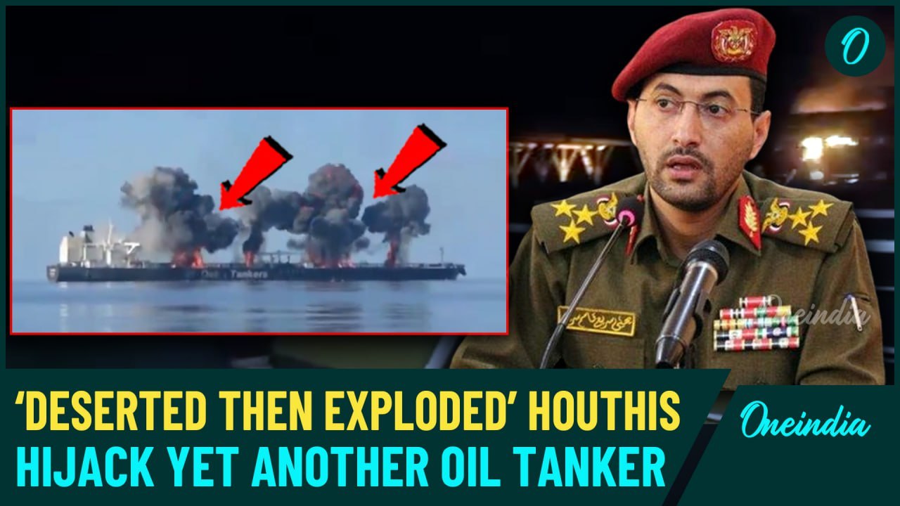VIDEO: Houthi Fighters Storm Oil Tanker Sounion in Red Sea, Detonate Bombs To Spark Oil Spill
