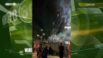 ¡Hermoso detalle! Hinchas de Millonarios protagonizaron banderazo de despedida a 'Javi' a horas de su eutanasia