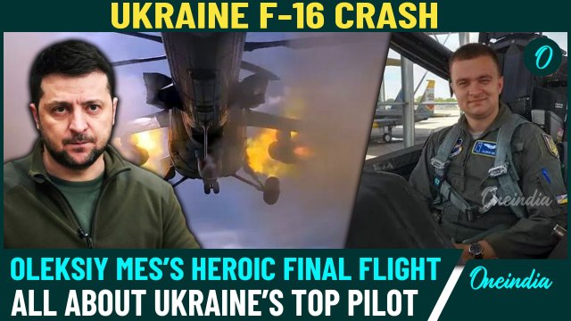 Ukraine’s Top Pilot Oleksiy 'Moonfish' Mes Killed in F-16 Crash During Russian Missile Assault