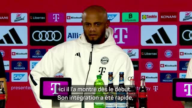 Bayern - Kompany : On devrait tous faire les mêmes conférences de presse qu'Olise