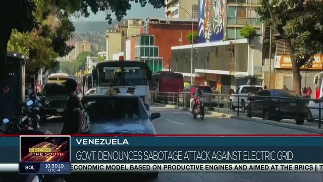 Venezuelan authorities denounce sabotage against the National Electric System