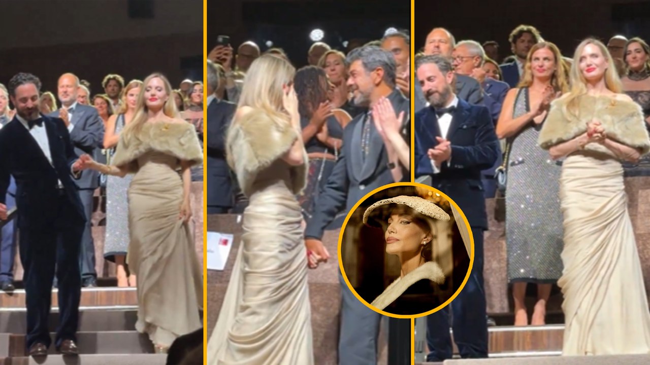 Angelina Jolie Gets Emotional As Film 'MARIA' Receives 8-min Standing Ovation