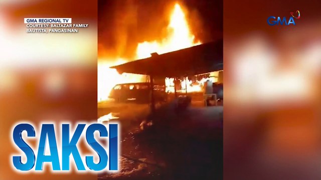 Pamilyang muntik ma-trap sa sunog, tumalon sa bintana para makaligtas | Saksi