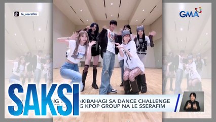 Jin ng BTS, nakibahagi sa dance challenge na "Crazy" ng KPop group na Le Sserafim | Saksi