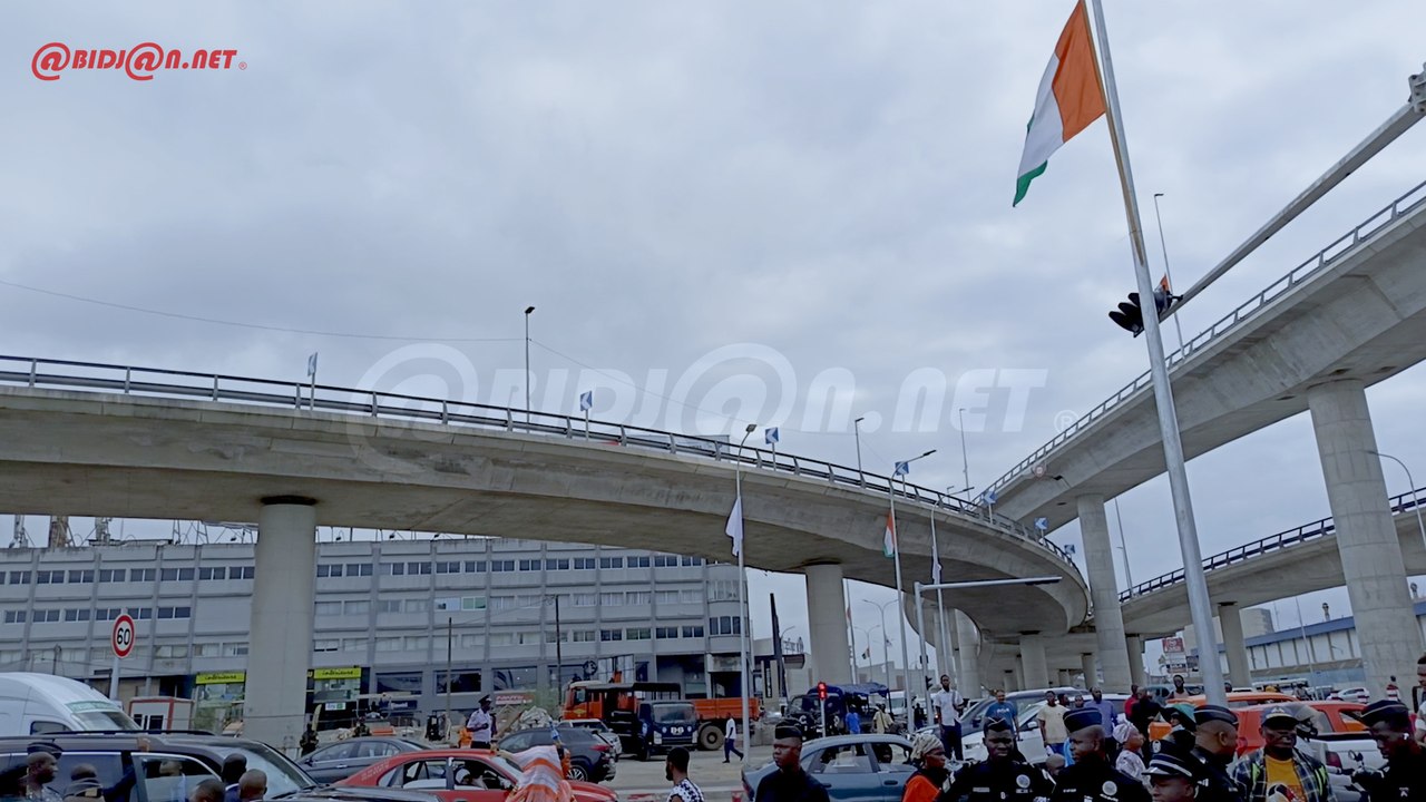 Côte d'Ivoire - inauguration de la 2è phase de l'échangeur de l'amitié Ivoiro-Japonaise baptisé " échangeur Shinzo Abe" à Marcory-Treichville YT