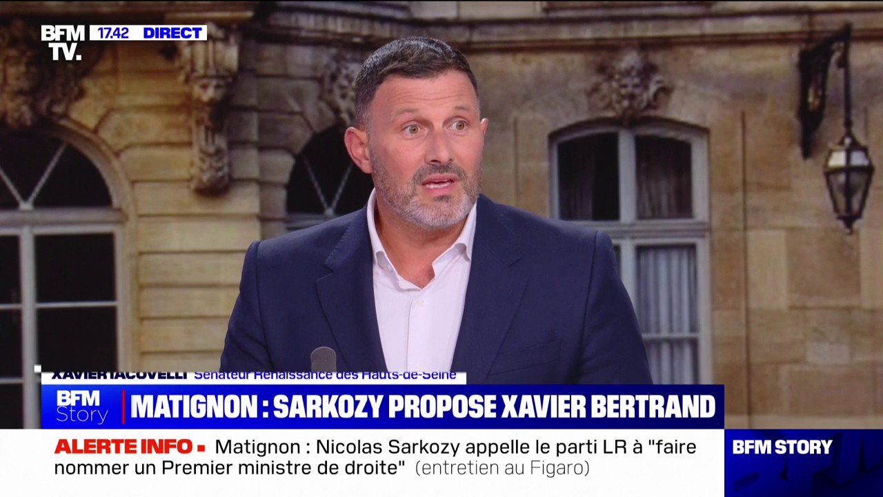 Xavier Iacovelli (Renaissance): "Il est question de trouver un Premier ministre qui soit en capacité de ne pas avoir une majorité de l'Assemblée contre lui"