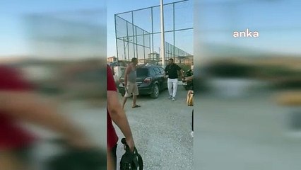 Hatay'da bir araç sürücüsü pala ile velilere saldırdı