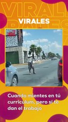 Cuando mientes en tú  curriculum, pero sí te dan el trabajo