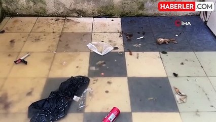 Arnavutköy'de kanalizasyon taşınca yaşlı çiftin evini lağım suyu bastı