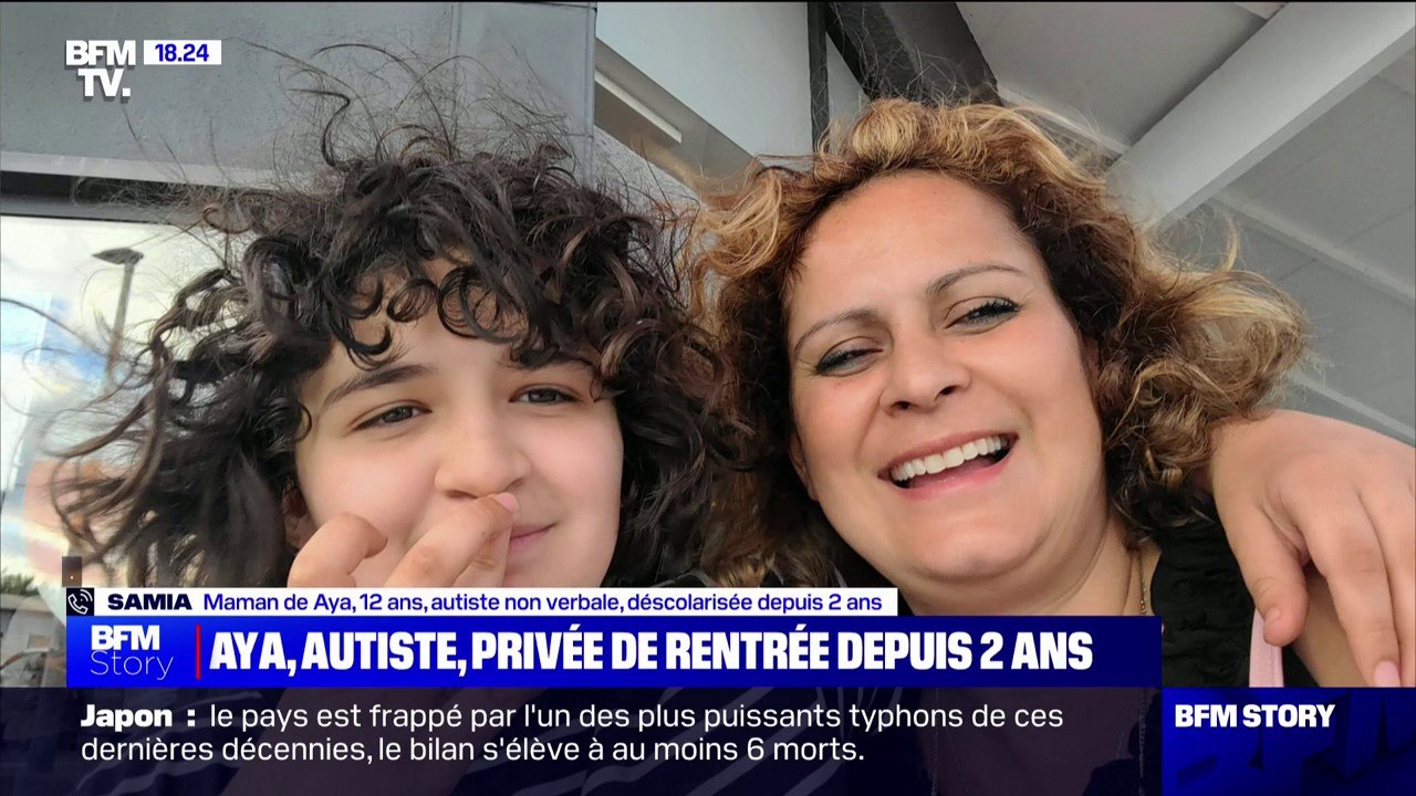 "Il n'y a pas de rentrée scolaire pour Aya": Samia, maman d'une enfant autiste non verbale, témoigne