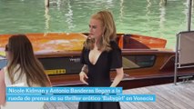 La llegada de Nicole Kidman y Antonio Banderas al Festival de Venecia