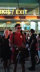 Galatasaray kafilesi Adana'ya geldi