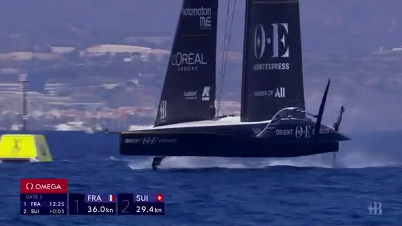 Orient Express Racing Team 2024 / Résumé de la Première Journée de la Louis Vuitton Cup  America's Cup