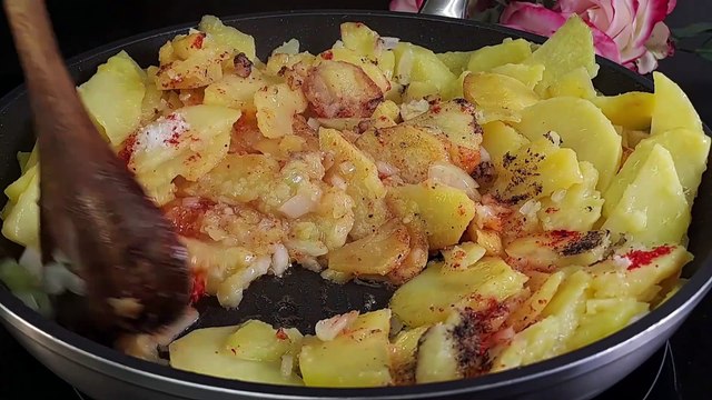 Eggs on Potatoes Simple French Chef's Secret!