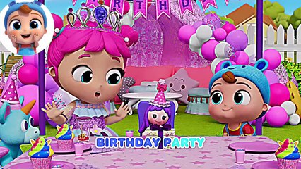 Jill s Garden Doll Party! | Little Angel Kids Songs