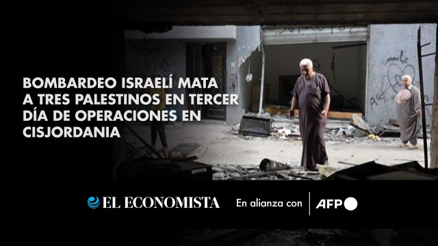 Bombardeo israelí mata a tres palestinos en tercer día de operaciones en Cisjordania