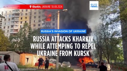 Russian airstrike on Kharkiv apartment block kills six people