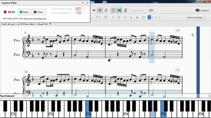 النوتة الموسيقية ,,,,الوطنية,,,بسم الله  ,, الله اكبر,,,,,,تدوين ماهر الغمرى