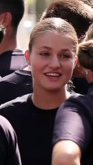 Las imágenes de la princesa Leonor en su primera incursión marinera