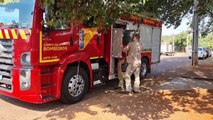 Adolescente com dedo preso no anel mobiliza Corpo de Bombeiros no Colégio Estadual Olivo Fracaro