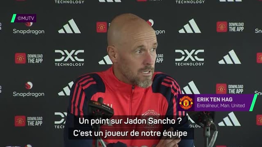 Mercato Manchester United : Erik ten Hag annonce que Jadon Sancho va rester