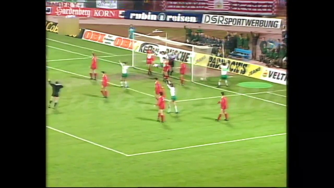 1991 1992 SV Werder Bremen 2-1 Galatasaray UEFA Kupa Galipleri kupası Maçı
