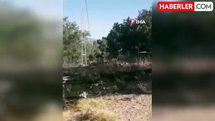 Tunceli'de mezarlıkta başlayan yangın ormana sıçradı