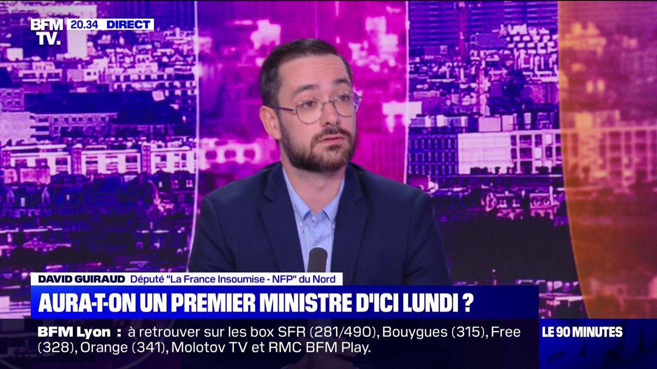 Pour David Guiraud (LFI-NFP), "l'exécutif ne respecte pas la démocratie"