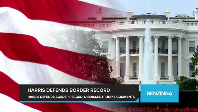 VP Kamala Harris Defends Record on Border Security, Dismisses Trump's Racial Comments as 'Tired Playbook'