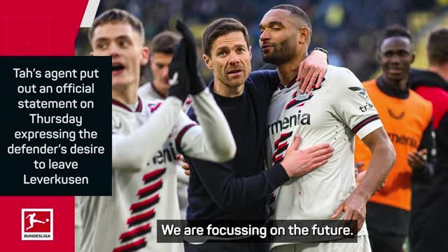 Alonso happy with defender Tah amid Bayern transfer saga