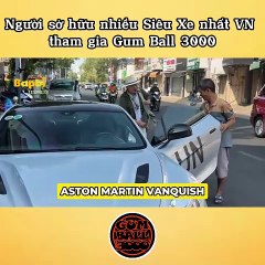 The person who owns the most supercars in Vietnam participates in Gum Ball 3000