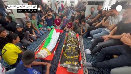 تشييع رمزي في مخيم نور شمس لقائد بارز في حركة الجهاد الإسلامي