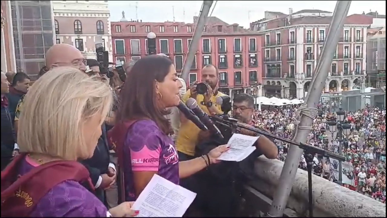 Pregón fiestas de Valladolid 2024