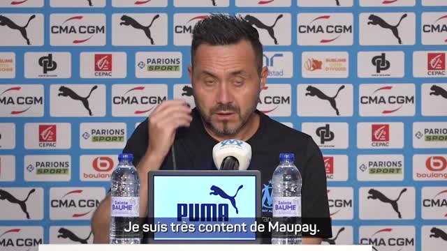 Marseille - De Zerbi : Maupay ? C'est le terrain qui va parler