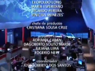 Encerramento Jornal Nacional e Início Avenida Brasil (06/08/2012) (SIMULAÇÃO)
