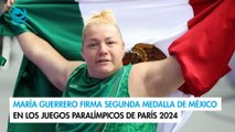 María Guerrero firma segunda medalla de México en los Juegos Paralímpicos de París 2024
