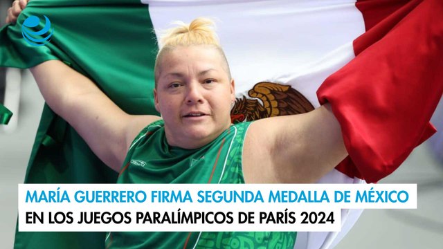 María Guerrero firma segunda medalla de México en los Juegos Paralímpicos de París 2024