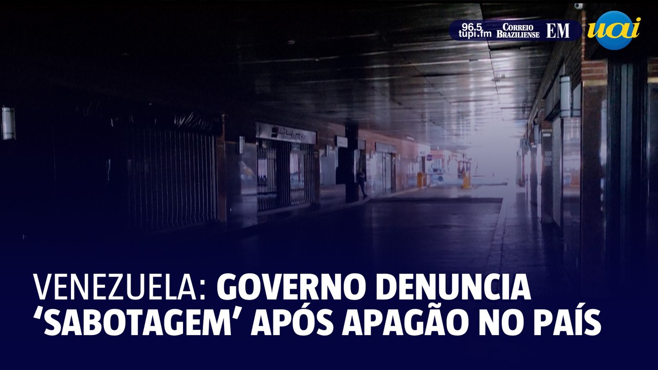 Venezuela: governo denuncia 'sabotagem' após apagão no país