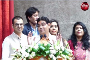 Chhattisgarh News : स्पोर्ट्स मिनिस्टर ने गाया गीत तो सीएम, स्पीकर और केंद्रीय मंत्री हुए मंत्रमुग्ध