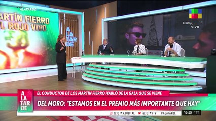  SANTIAGO DEL MORO en exclusiva: Los Martín Fierro, GRAN HERMANO y el caso MARLEY