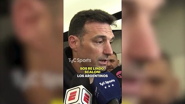 El inesperado piropo que recibió Lionel Scaloni al llegar al país