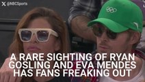 Fans Were Obsessed With Ryan Gosling And Eva Mendes Showing Up At The Olympics, But We Don’t Think Anyone Could Top NBC’s Caption About It