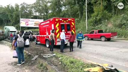Varios lesionados por accidente en vía Centenario
