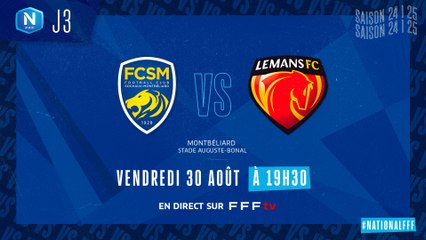 J3 I FC Sochaux-Montbéliard - Le Mans FC (0-1)